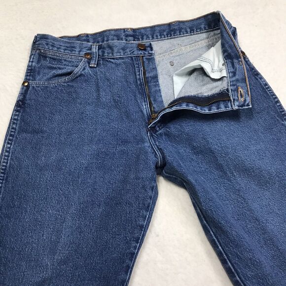 WRANGLER Jeans Men 34/30 (33x29 actual) 13MWZPW Cowboy Cut Relax Fit USA Made - Picture 4 of 16